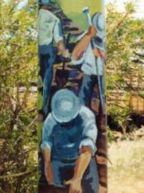 Capella Light Pole Murals - Tourism Adelaide 0