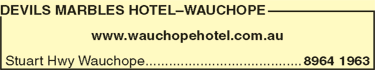 Devils Marbles Hotel–Wauchope - Tourism Adelaide 4