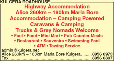 Kulgera Roadhouse - Tourism Adelaide 1