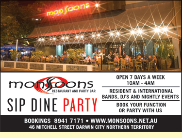 Monsoons Restaurant And Party Bar - Tourism Adelaide 1