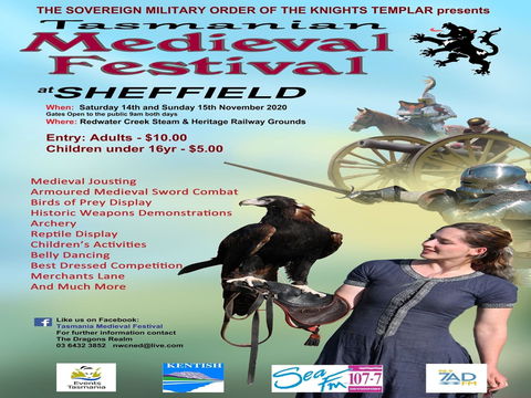 Sheffield Tasmania Medieval Festival 2020 - Tourism Adelaide 0
