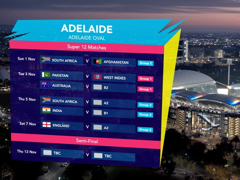 ICC Men's T20 World Cup - Semi-Final - Tourism Adelaide 1