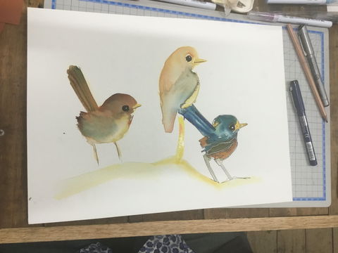 Ink & Watercolour Wash Illustration Workshop - Tourism Adelaide 0