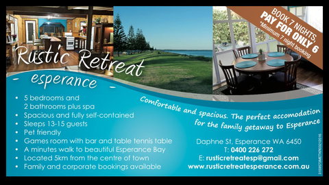 Rustic Retreat Esperance - Tourism Adelaide 33